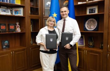 Зображення для публікації 'Укладено Меморандум про співпрацю між представником Уповноваженого з прав людини в місцях несвободи та Громадською організацією «Українські правозахисні ініціативи».'